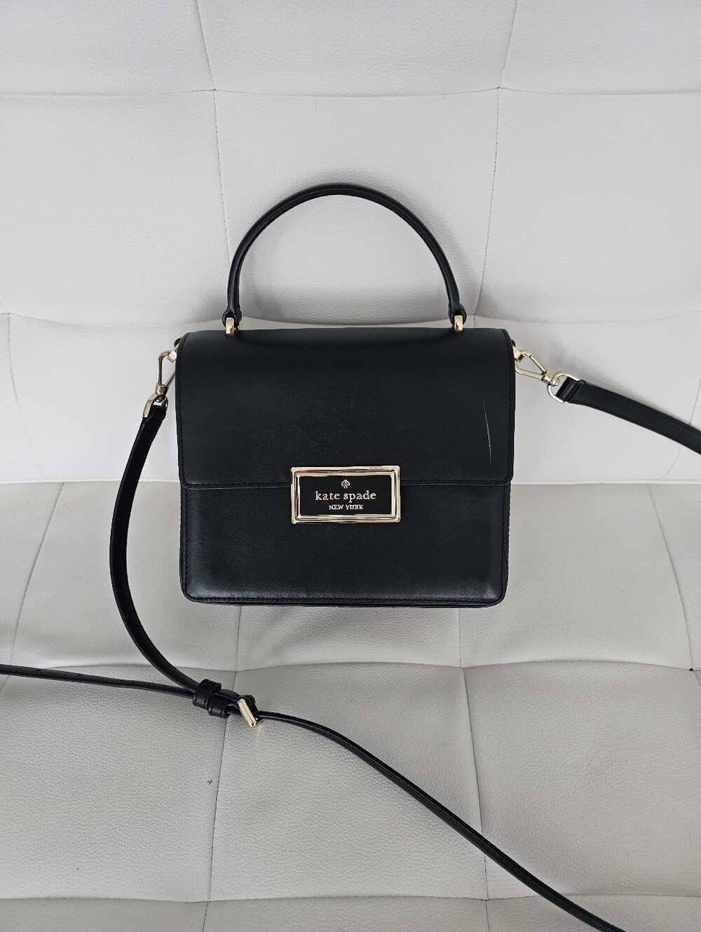 Authentic Kate Spade Black Top-Handle Crossbody Bag